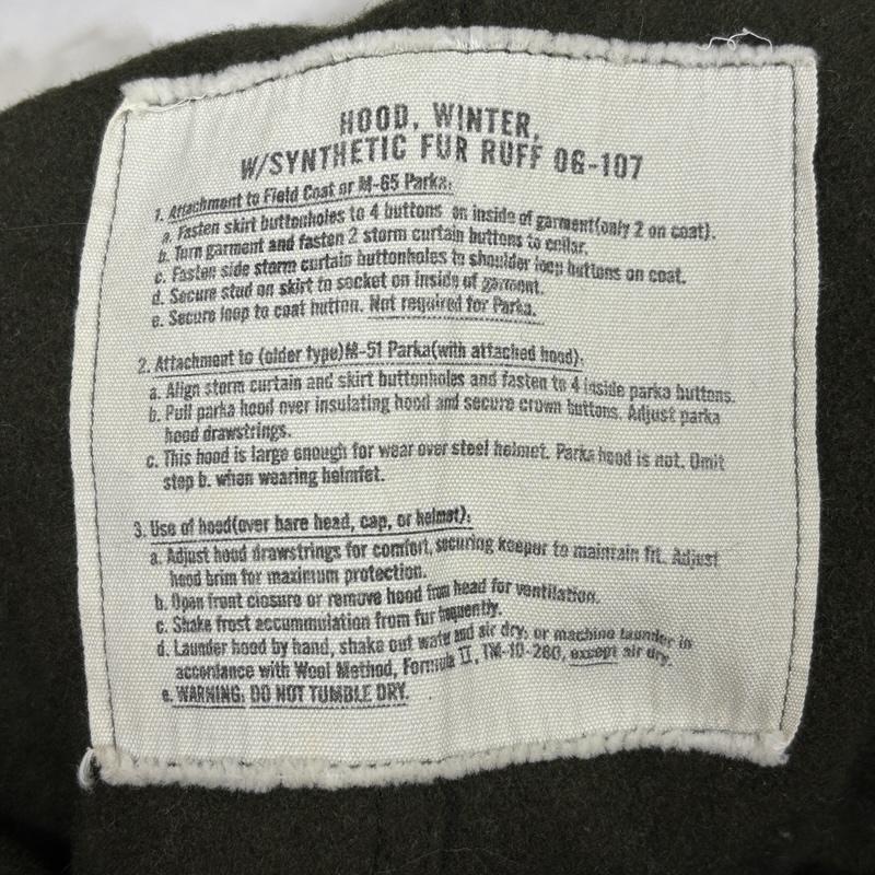 古着 USED コート コート一般 WAIPER ワイパー DSA-22 M-65 PARKA ミリタリー モッズ コート フード ライナー付 XL メンズ USED 古着 中古 50164284