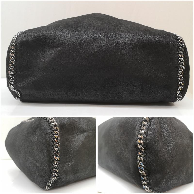 ステラマッカートニー STELLA McCARTNEY トートバッグ トートバッグ 498494 W8187 FALABELLA 2WAY リバーシブル ハンド ショルダー トート バッグ 黒 / ブラック / black レディース USED 古着 中古 50164311