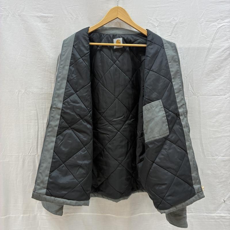 カーハート Carhartt ジャケット、上着 ジャンパー、ブルゾン 中綿 キルティング ジップアップ ワークジャケット - メンズ USED 古着 中古 50164388