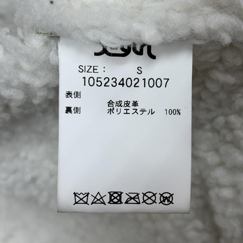 エックスガール X-girl ジャケット、上着 ジャンパー、ブルゾン 105234021007 クロップド丈 フェイクムートン ライダース ジャケット S レディース USED 古着 中古 50164406
