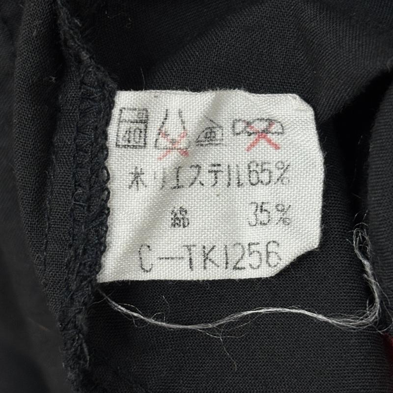 古着 USED シャツ、ブラウス 半袖 KeyPosition C-TK1256 ポリコットン 半袖 ボーリング シャツ 柄無し オープンカラー L 黒 / ブラック / black X 赤 / レッド / red メンズ USED 古着 中古 50164426