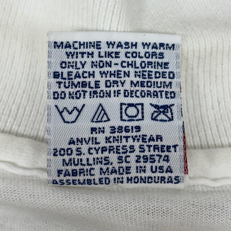 スラッシャー THRASHER ポロシャツ 半袖 anvil アンビル ボディ 半袖 コットン ポロシャツ L 白 / ホワイト / white メンズ USED 古着 中古 50164458