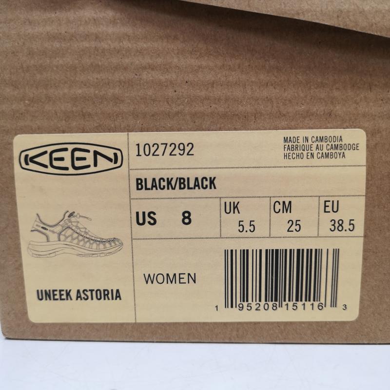キーン KEEN サンダル サンダル UNEEK ASTORIA ユニーク アストリア スポーツ サンダル 25.0cm 黒 / ブラック / black レディース USED 古着 中古 50164507