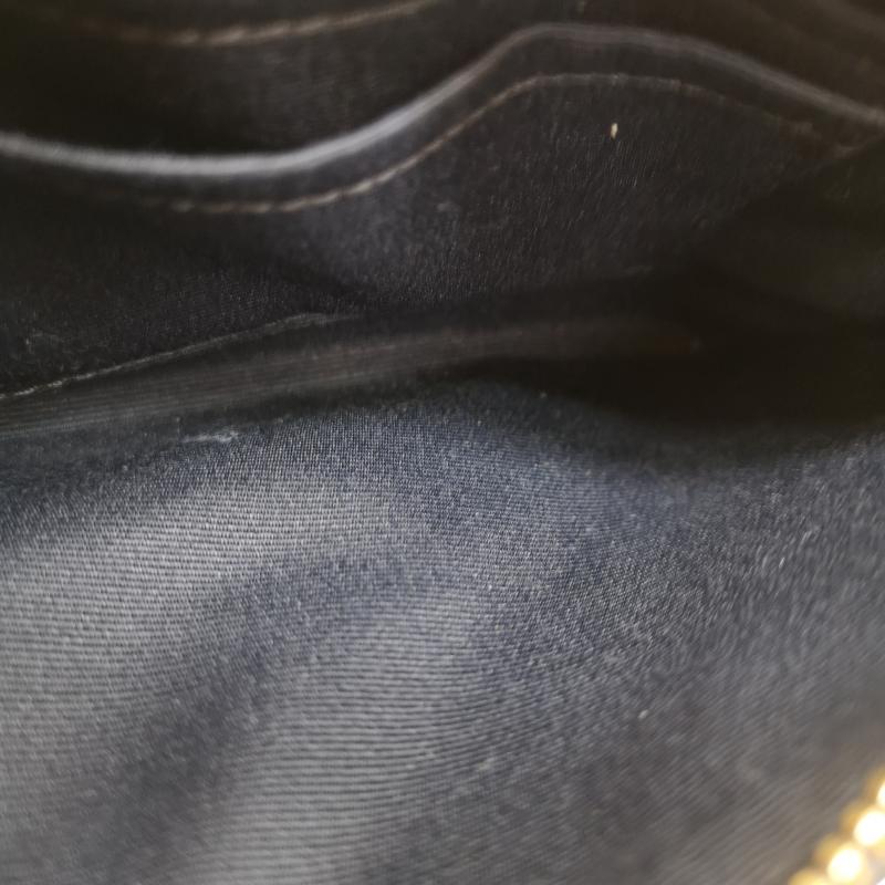 コーチ COACH ポーチ ポーチ クロスグレイン レザー コーナー ジップ リストレット ポーチ - 紺 / ネイビー / navy レディース USED 古着 中古 50164544