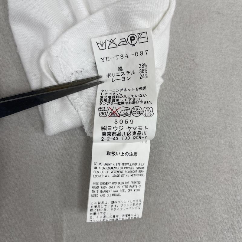 ワイズ Y s Tシャツ 半袖 SHOHEI TAKASAKI コラボ アーティスト グラフィック プリント Tシャツ 3 白 / ホワイト / white メンズ USED 古着 中古 50164564