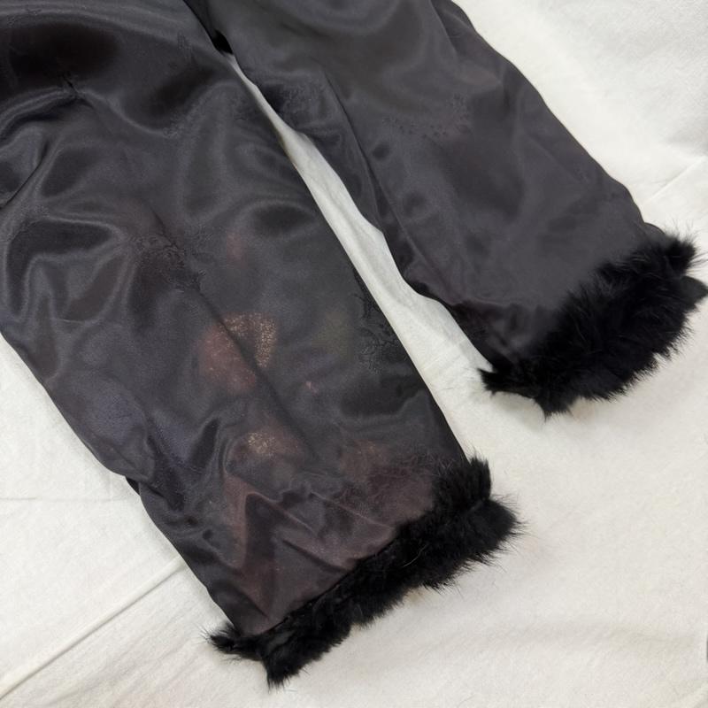 古着 USED コート 毛皮、ファー RABBIT FUR JACKET ラビットファー black KOREA製 - 無地 黒 / ブラック / black レディース USED 古着 中古 50164583