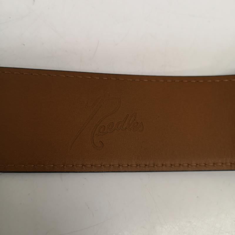 ニードルス Needles アクセサリー ブレスレット、バングル ピース バックル レザー ブレスレット - 茶 / ブラウン / brown メンズ USED 古着 中古 50164584
