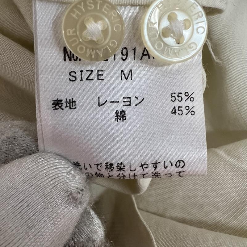 ヒステリックグラマー HYSTERIC GLAMOUR シャツ、ブラウス 半袖 ヒスガール オープンカラーシャツ アロハ 02191AH09 M アイボリー / アイボリー / メンズ USED 古着 中古 50164642
