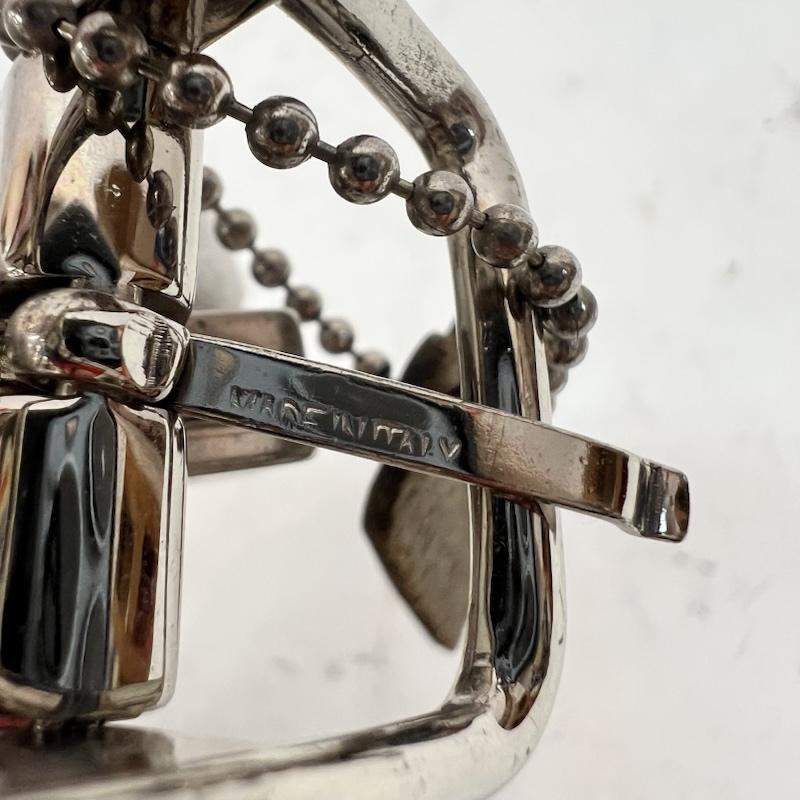 コーチ COACH ベルト・バックル ベルト シグネチャー レザーベルト イタリア製 リバーシブル 3959 - 灰 / グレー / gray X 黒 / ブラック / black レディース USED 古着 中古 50164676