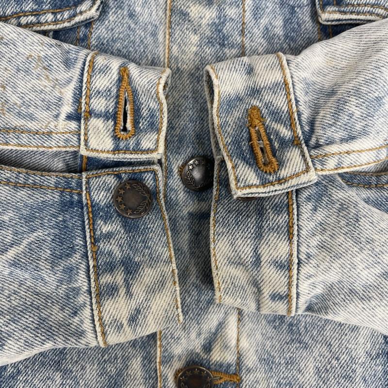 ギャップ GAP ジャケット、上着 ジャンパー、ブルゾン 80s 90s OLD GAP ケミカルウォッシュ デニム ジャケット Gジャン M インディゴ / インディゴ / Indigo メンズ USED 古着 中古 50164694