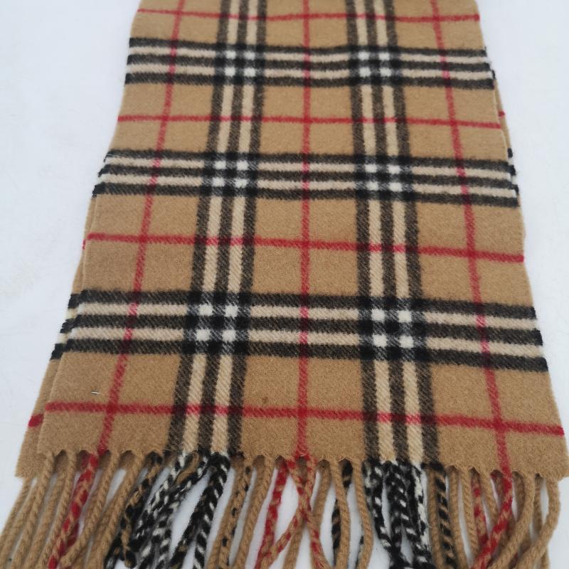 バーバリー BURBERRY マフラー マフラー ノバチェック ウール マフラー イングランド製 - ベージュ / ベージュ / beige メンズ USED 古着 中古 50164711