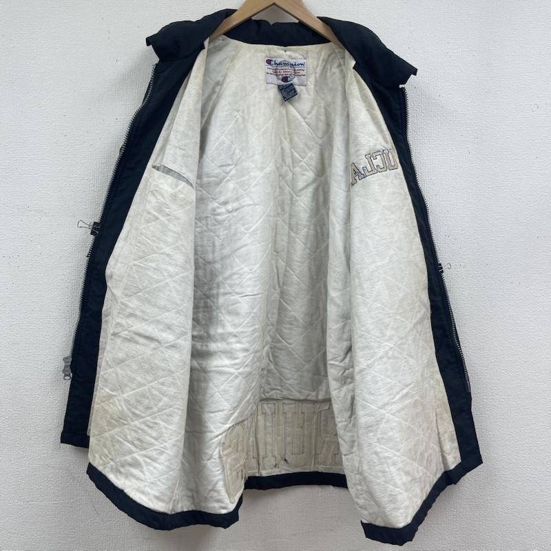 チャンピオン Champion ジャケット、上着 ジャンパー、ブルゾン 90s 00s UCLA ロゴ 刺繍 ナイロン ベンチ コーチ コート L 紺 / ネイビー / navy メンズ USED 古着 中古 50164769