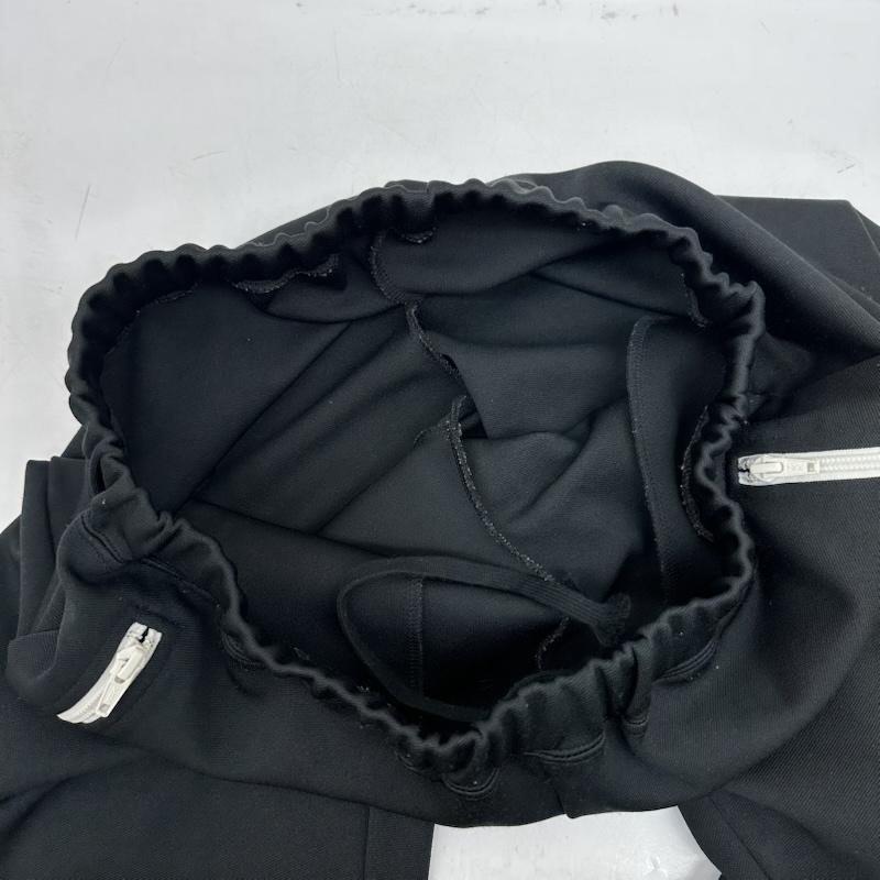 ブラックコムデギャルソン BLACK COMME des GARCONS パンツ ワークパンツ、ペインターパンツ AD2023 ジップ トラック ジャージ パンツ 1Z-T503 L 黒 / ブラック / black メンズ USED 古着 中古 50164806