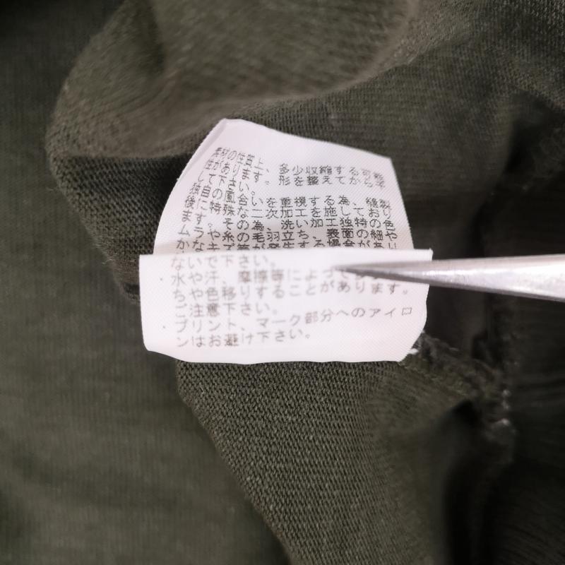 ザノースフェイス THE NORTH FACE Tシャツ 半袖 ヤシの木 植物 ボタニカルリーフ柄 総柄 ヘビーコットン Tシャツ 半袖 NT11933R S カーキ / カーキ / khaki メンズ USED 古着 中古 50164917