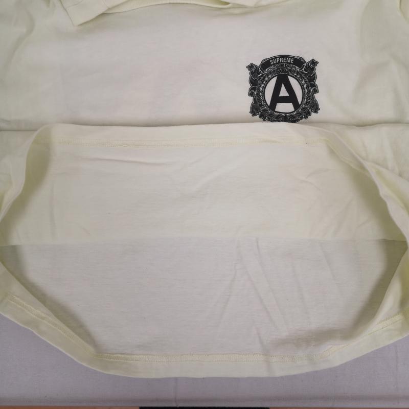 シュプリーム Supreme Tシャツ 半袖 15SS エンブレムロゴ グラフィックプリント 半袖 Tシャツ L 黄 / イエロー / yellow メンズ USED 古着 中古 50164948