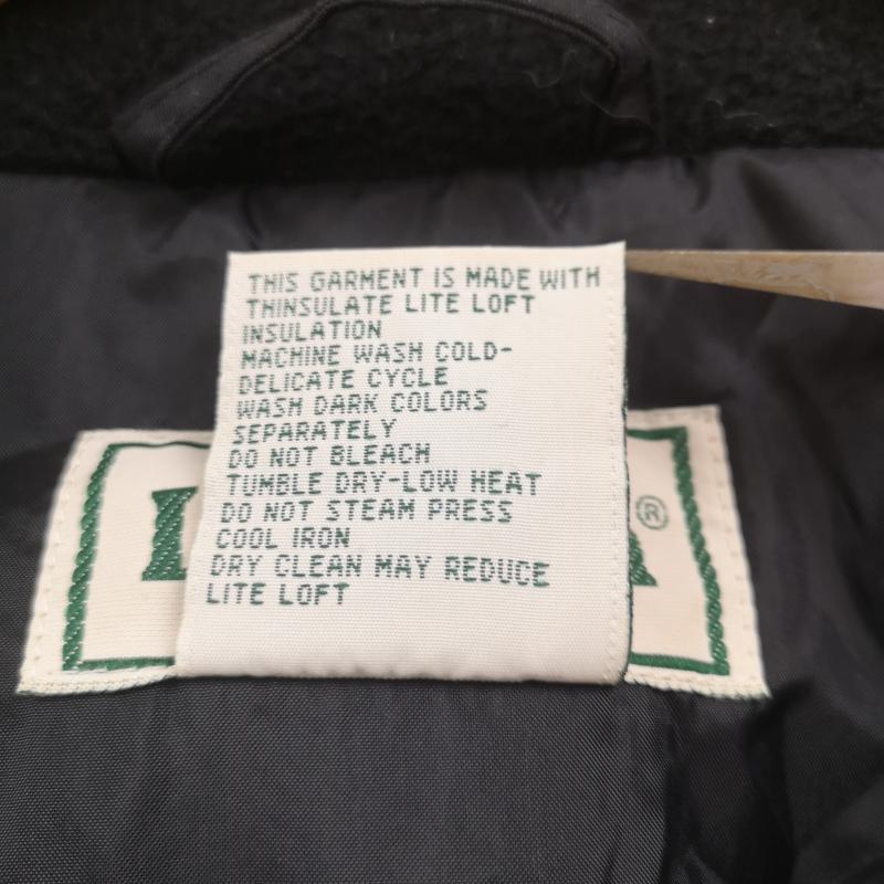 エルエルビーン L.L.Bean ジャケット、上着 ジャンパー、ブルゾン 90s 切替 中綿 刺繍ロゴ ドローコード フリース マウンテンジャケット L 緑 / グリーン / green メンズ USED 古着 中古 50164950