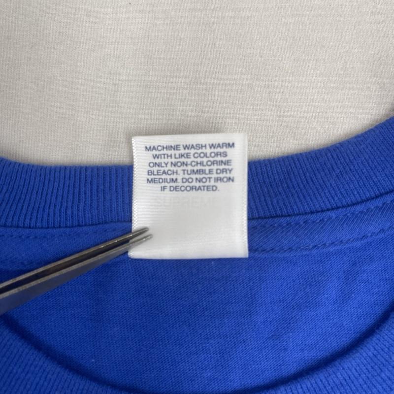 シュプリーム Supreme Tシャツ 半袖 USA製 プリント Tシャツ カットソー L 青 / ブルー / blue メンズ USED 古着 中古 50164982