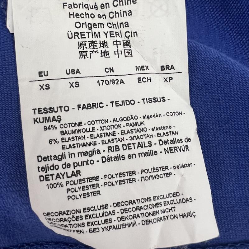 エンポリオ アルマーニ イーエーセブン EMPORIO ARMANI EA7 ポロシャツ 半袖 ロゴ ポロシャツ XS 青 / ブルー / blue メンズ USED 古着 中古 50165002