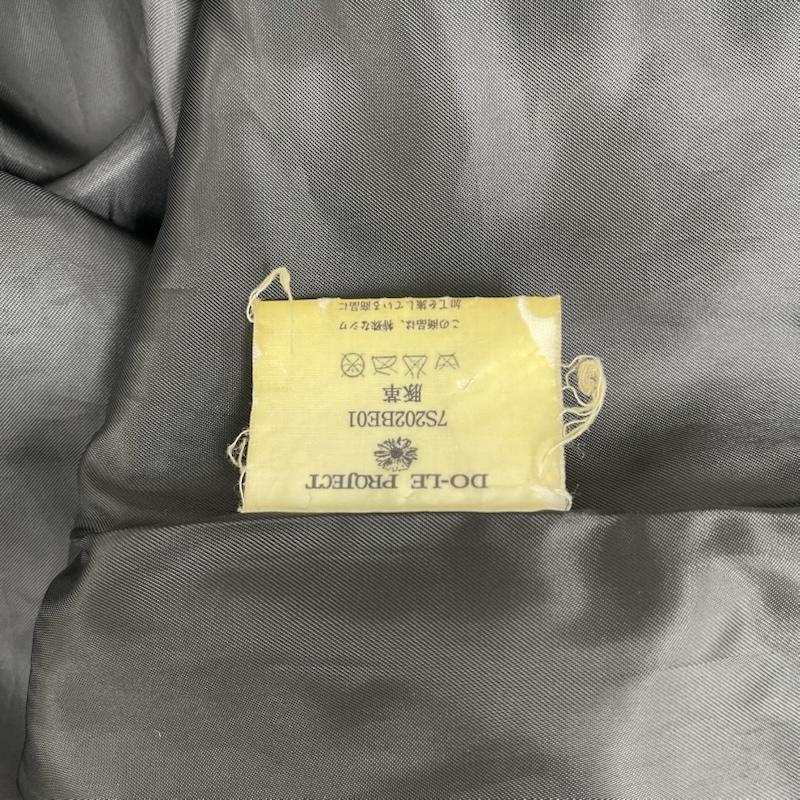 古着 USED ベスト ベスト DOLE PROJECT 豚皮 切り替え レザー ライダース ベスト 2 黒 / ブラック / black メンズ USED 古着 中古 50165091
