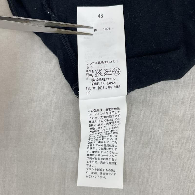 ロエン ROEN タンクトップ タンクトップ 日本製 スカル モノグラム ドクロ 柄 タンクトップ ノースリーブ 46 黒 / ブラック / black メンズ USED 古着 中古 50165121