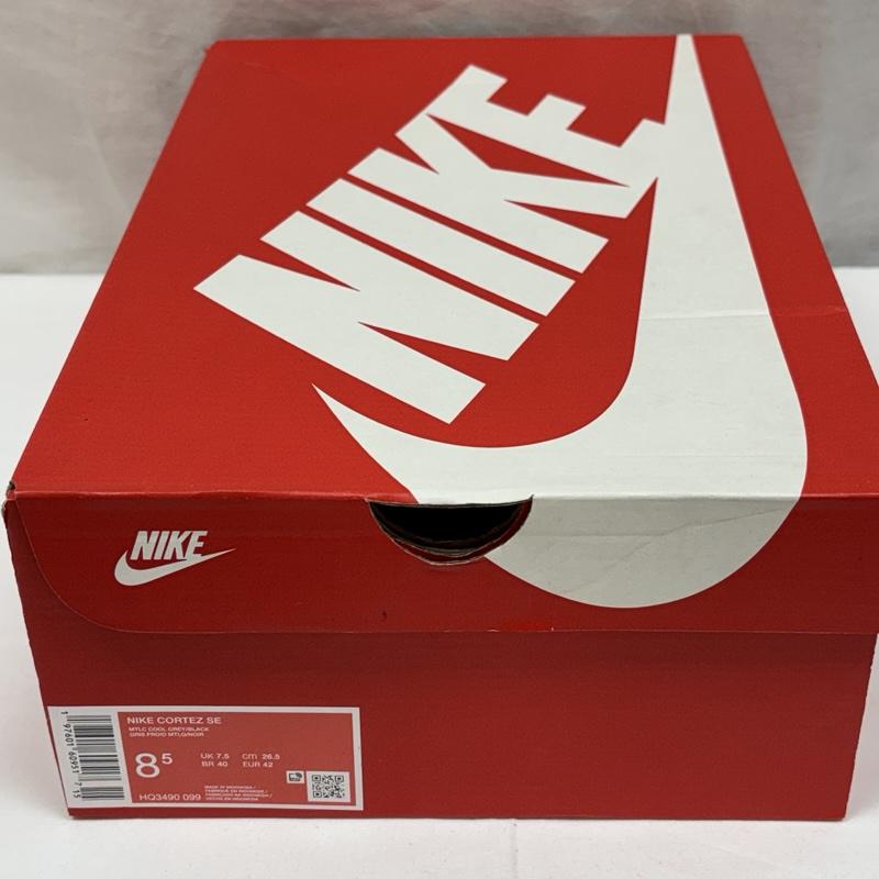 ナイキ NIKE スニーカー スニーカー HQ3490-099 コルテッツ レザーSE メタリッククールグレイ ブラック スニーカー 26.5cm メンズ USED 古着 中古 50165281