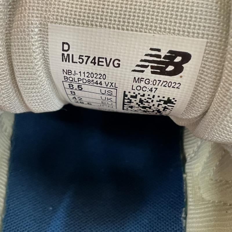 ニューバランス New Balance スニーカー スニーカー ML574EVG ローカットスニーカー 26.5cm 灰 / グレー / gray メンズ USED 古着 中古 50165530