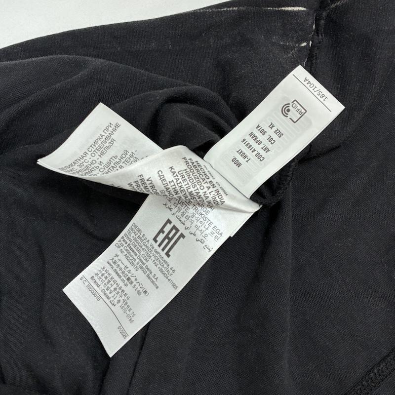 ディーゼル DIESEL Tシャツ 半袖 25ss T-HOXT A16916 アシッドウォッシュ クルーネック Tシャツ XL メンズ USED 古着 中古 50165708