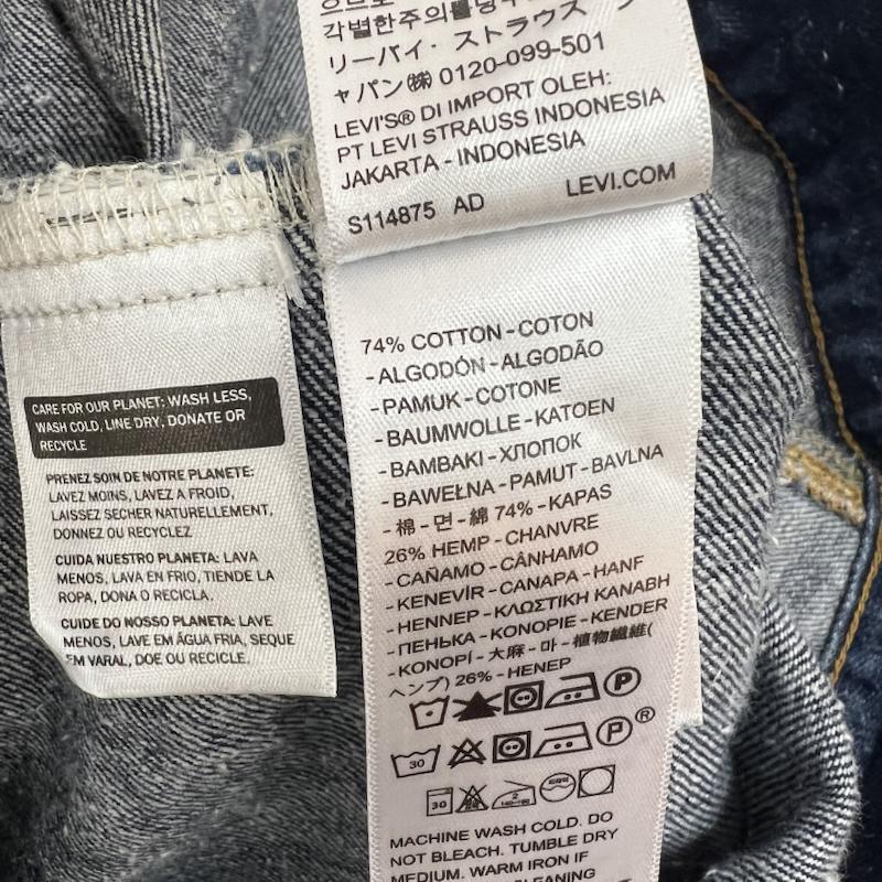 リーバイス Levi s ジャケット、上着 ジャンパー、ブルゾン タイプ1 デニム ジャケット 1st A3174-0002 L インディゴ / インディゴ / Indigo メンズ USED 古着 中古 50165996
