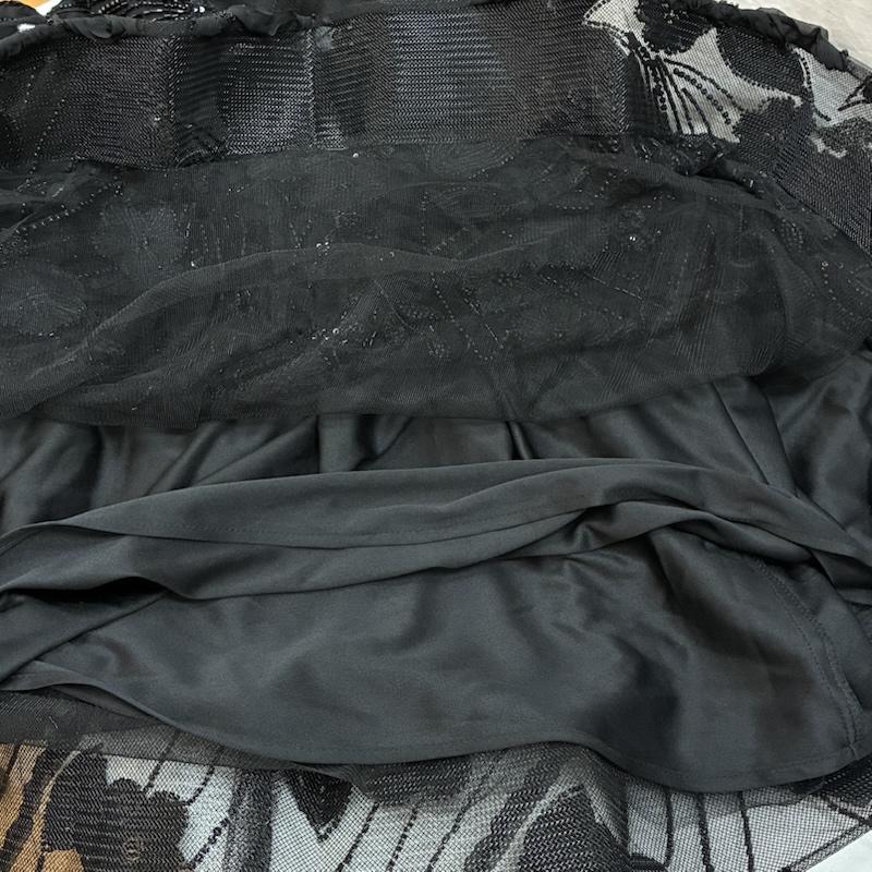 古着 USED ドレス カラードレス MAC DUGGAL マックドゥガル レース スパンコール ビジュー 装飾 エンブロイダリー ドレス 12 - レディース USED 古着 中古 50166089