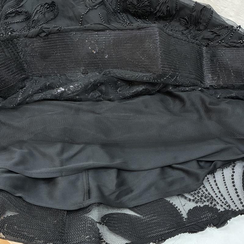 古着 USED ドレス カラードレス IEENA for MAC DUGGAL マックドゥガル レース スパンコール ビジュー 装飾 エンブロイダリー ドレス 8 レディース USED 古着 中古 50166091