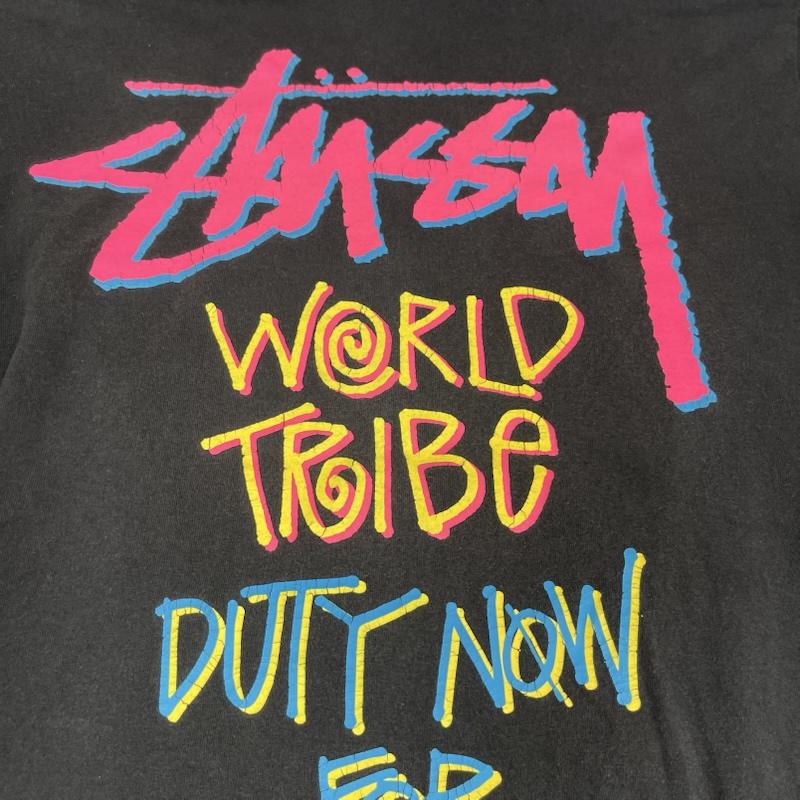 ステューシー STUSSY Tシャツ 半袖 00s DNFTF TEE アーカイブ ロゴ プリント Tシャツ カットソー L 黒 / ブラック / black メンズ USED 古着 中古 50166136