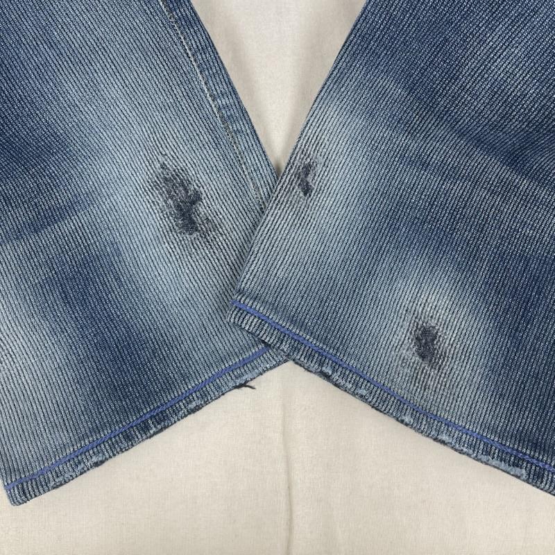 ディーゼル DIESEL パンツ デニム、ジーンズ OUR GLORY シリーズ ダメージ加工 ボタンフライ デニム パンツ 32インチ インディゴ / インディゴ / Indigo メンズ USED 古着 中古 50166181