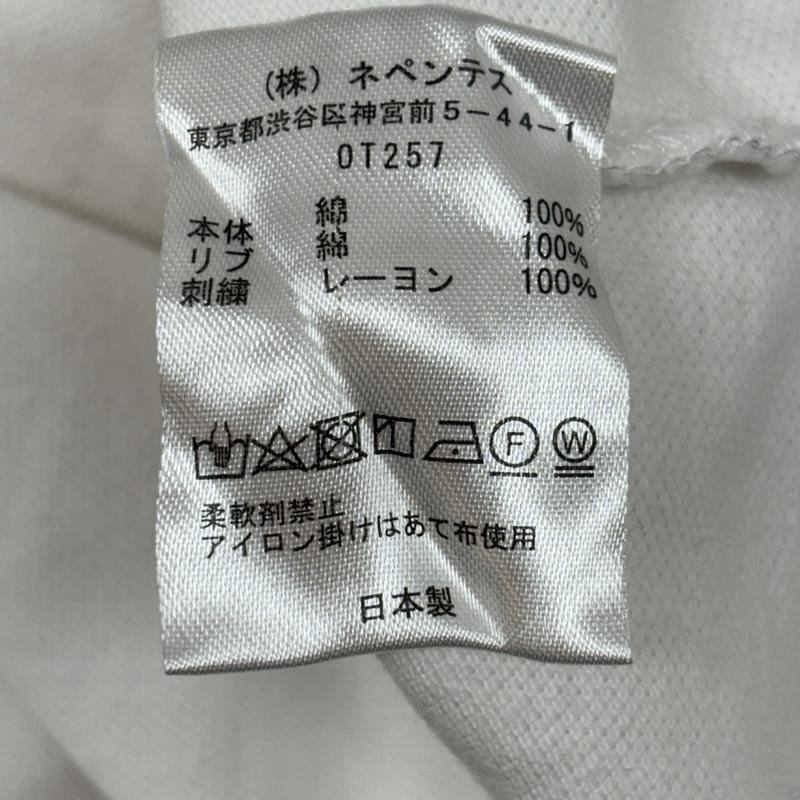 ニードルス Needles ポロシャツ 半袖 OT257 ショールカラー 鹿の子 半袖 ポロシャツ M 白 / ホワイト / white メンズ USED 古着 中古 50166191