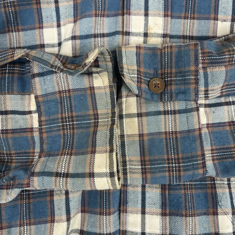 エルエルビーン L.L.Bean シャツ、ブラウス 長袖 80s 90s ヴィンテージ 長袖 フランネル チェック シャツ M マルチカラー / マルチカラー / multicolor メンズ USED 古着 中古 50166247