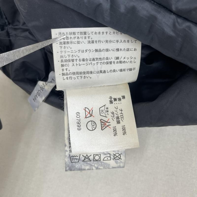 ザノースフェイス THE NORTH FACE ジャケット、上着 ダウンジャケット NUPTSE ヌプシ ロゴ刺繍 ジップアップ ダウン ジャケット 黒 / ブラック / black メンズ USED 古着 中古 50166279