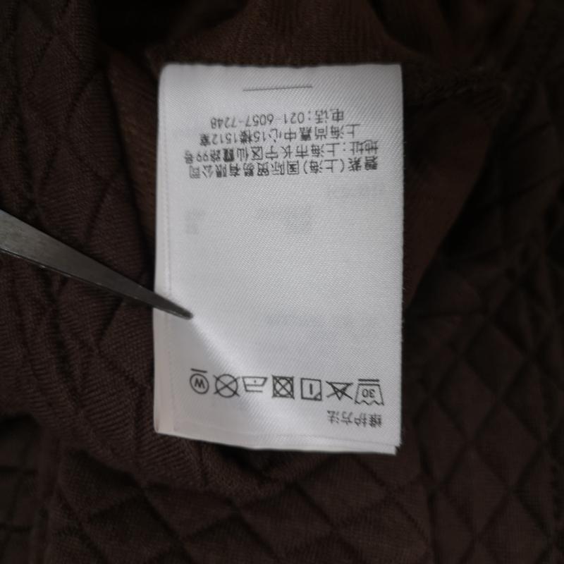 エクストララージ XLARGE ポロシャツ 半袖 2024SS ダイア柄 キルティング ワッフル 有刺鉄線 半袖 ポロシャツ 101242013003 M 茶 / ブラウン / brown メンズ USED 古着 中古 50166297