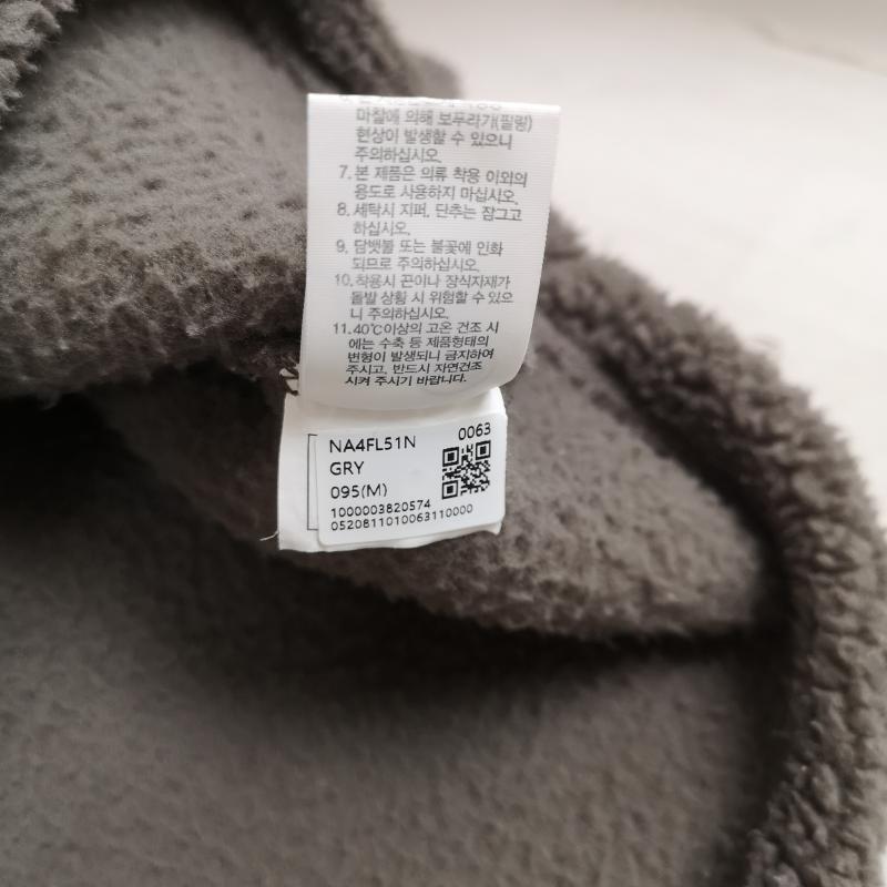 ザノースフェイス THE NORTH FACE ジャケット、上着 ジャンパー、ブルゾン ハーフジップ 切り替え ツートンカラー 韓国 限定 モデル ボア フリース ジャケット M 灰 / グレー / gray X 茶 / ブラウン / brown メンズ USED 古着 中古 50166298