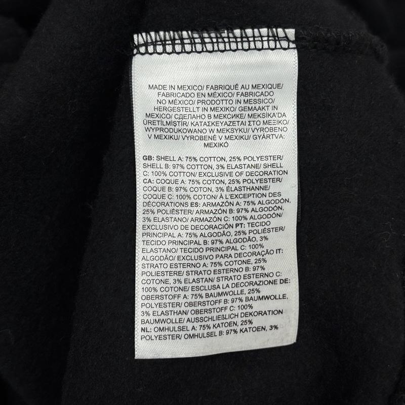ザノースフェイス THE NORTH FACE パーカー 長袖 ロゴ プリント プルオーバー フーディ スウェット パーカー ビッグサイズ XXL 黒 / ブラック / black メンズ USED 古着 中古 50166312