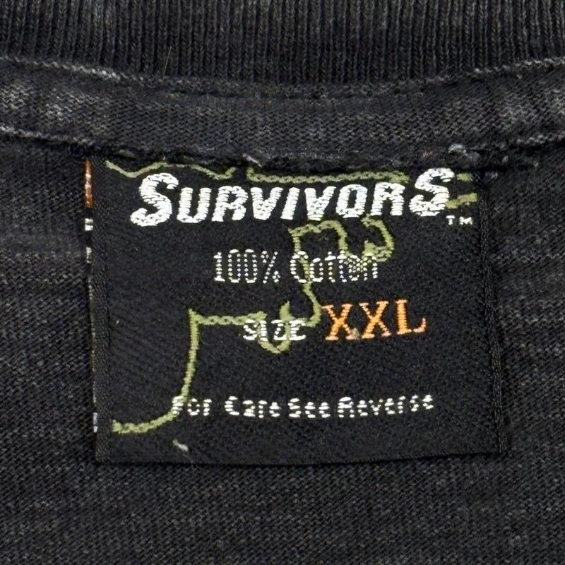 古着 USED Tシャツ 半袖 Survivors タイダイ柄 スカル マウス プリント クルーネック Tシャツ XXL メンズ USED 古着 中古 50166315