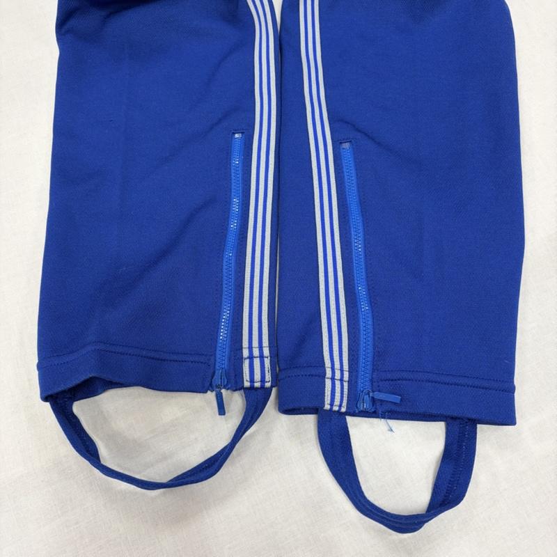 アディダス adidas ジャケット、上着 ジャケット、ブレザー 70s 80s デサント製 TECHNO トラックジャケット パンツ ジャージ セットアップ ロゴ 刺繍 OLD オールド ヴィンテージ M ロゴ、文字 X 刺繍 青 / ブルー / blue X 白 / ホワイト / white メンズ USED 古着 中古 50166322