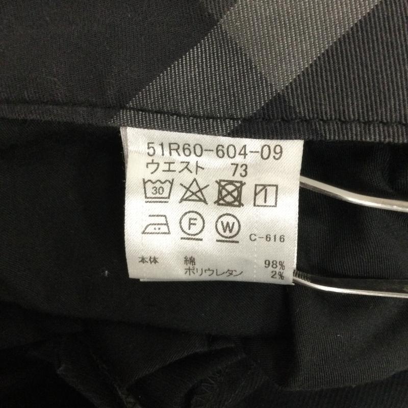 ブラックレーベル・クレストブリッジ BLACK LABEL CRESTBRIDGE パンツ チノパン BLACK LABEL CRESTBRIDGE 51R60-604-09 ストレッチ チノ 黒パンツ S 無地 黒 / ブラック / black メンズ USED 古着 中古 50166328