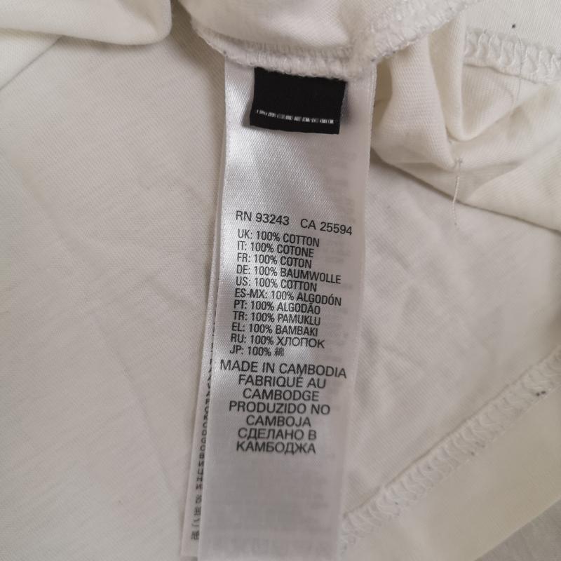 ディーゼル DIESEL Tシャツ 半袖 めくれ 剝がれ だまし絵風 ボックスロゴ S/S TEE 半袖 Tシャツ S.C.HK000066 L 白 / ホワイト / white メンズ USED 古着 中古 50166340