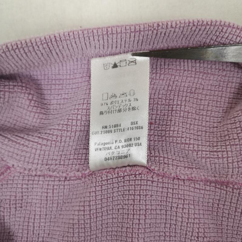 パタゴニア patagonia カットソー 長袖 2006SS USA製 POLARTEC レギュレーター アウトドア ハーフジップ カットソー 41610 S 桃 / ピンク / pink レディース USED 古着 中古 50166369