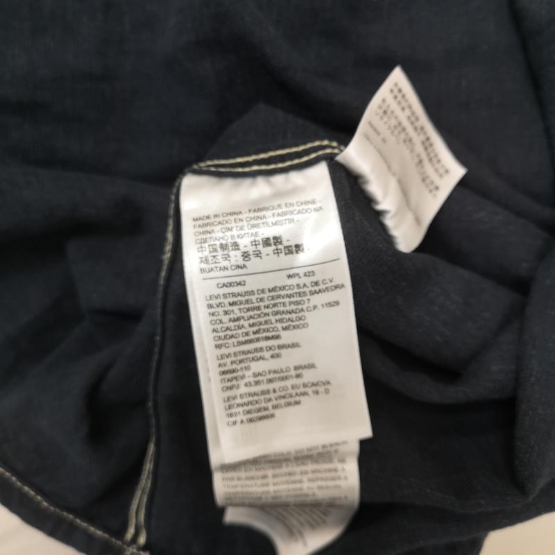 リーバイスレッド Levi s RED シャツ、ブラウス 長袖 アイコンポケット ステッチ Red Tab 赤タブ デニム 長袖 シャツ A0993-0000 L 紺 / ネイビー / navy メンズ USED 古着 中古 50166389