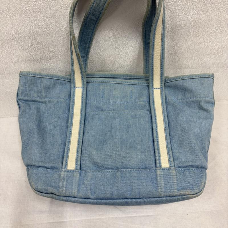 ポーター PORTER トートバッグ トートバッグ GIRL BOYFRIEND TOTE DENIM ブリーチデニム トートバッグ 吉田カバン - ワンポイント X ロゴ、文字 X 刺繍 水色 / ライトブルー / レディース USED 古着 中古 50166399