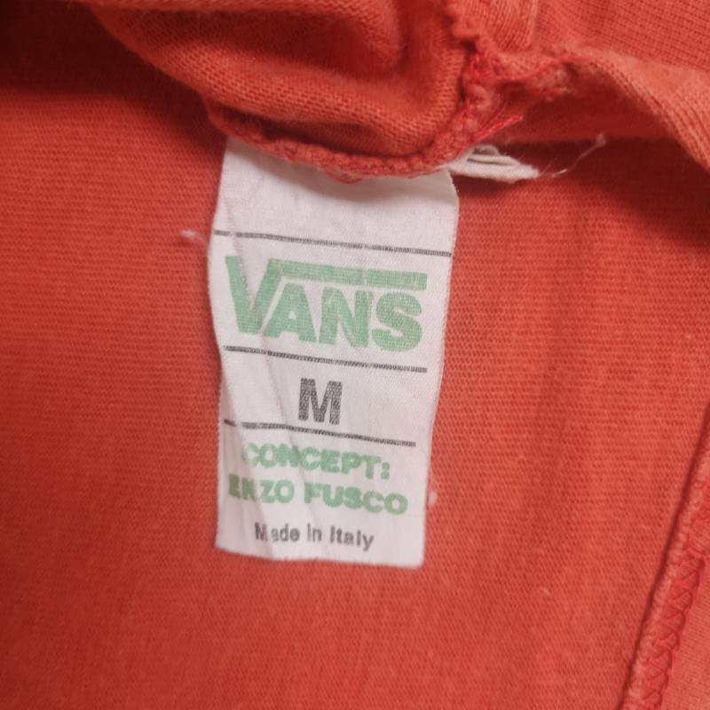 バンズ VANS Tシャツ 半袖 90s イタリア製 Enzo Fusco スケボー サーフィン ビーチバレー ボディビル 半袖 Tシャツ M 橙 / オレンジ / orange メンズ USED 古着 中古 50166411