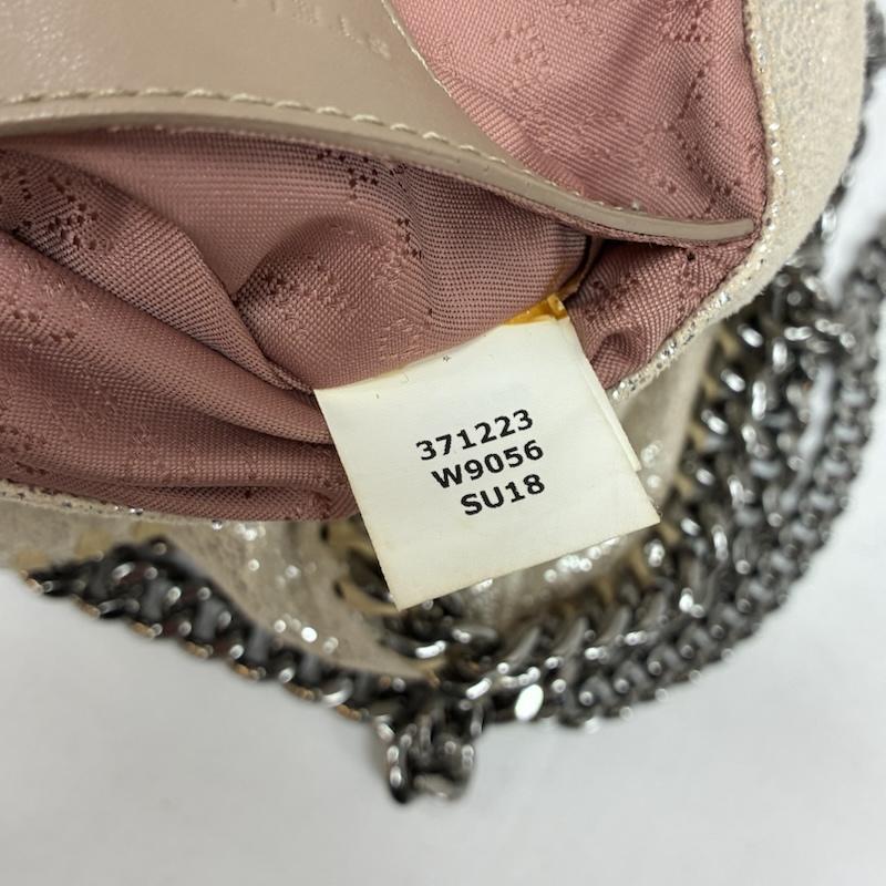 ステラマッカートニー STELLA McCARTNEY ショルダーバッグ ショルダーバッグ ファラベラ メタリック ダイヤモンドカット チェーン 2WAY ハンド ショルダー バッグ - レディース USED 古着 中古 50166431