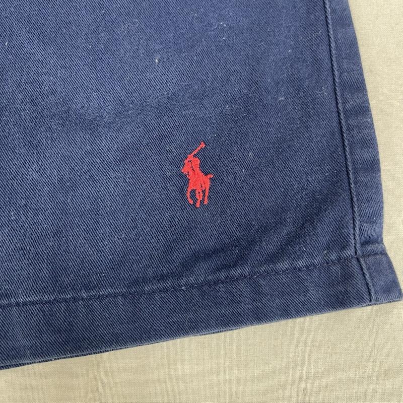 ポロバイラルフローレン Polo by RALPH LAUREN パンツ ショートパンツ ポニー ロゴ刺繍 ショートパンツ イージー ショーツ 紺 / ネイビー / navy メンズ USED 古着 中古 50166497