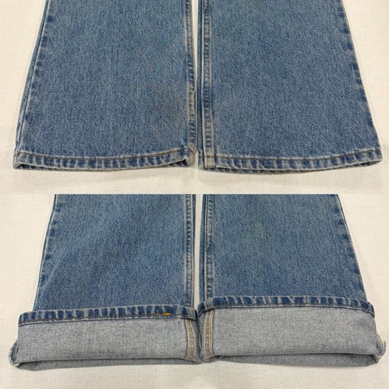 リーバイス Levi s パンツ デニム、ジーンズ 90s 517 ブーツカットフレア デニム ヴィンテージ ジッパーフライ メキシコ製 ユニセックス 7JR S Y2K S 無地 青 / ブルー / blue メンズ USED 古着 中古 50166531