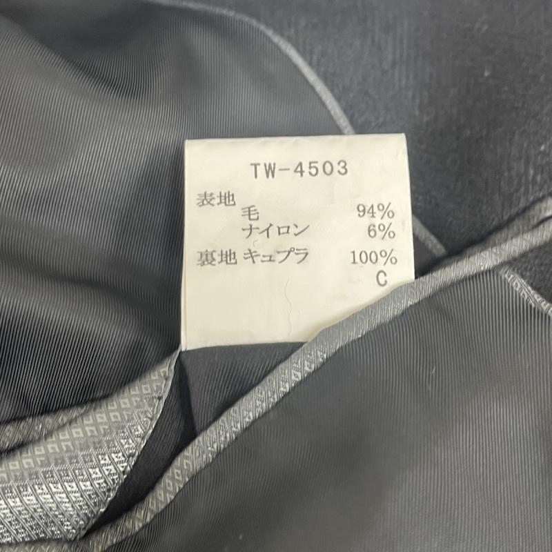 メンズティノラス MEN STENORAS コート コート一般 ダブルブレスト チェスター コート ロングコート tw-4503 L 黒 / ブラック / black メンズ USED 古着 中古 50166536